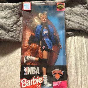 Rare NY Knicks Barbie doll. Still in box. Never opened.